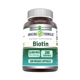 Amazing Formulas, Biotin Supplement, 10,000 mcg, 200 Capsules