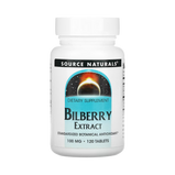 Source Naturals, Bilberry Extract, 100 mg, 120 Tablets